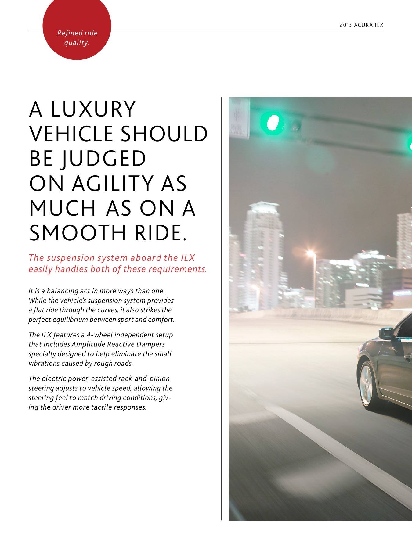 2013 Acura ILX Brochure Page 7